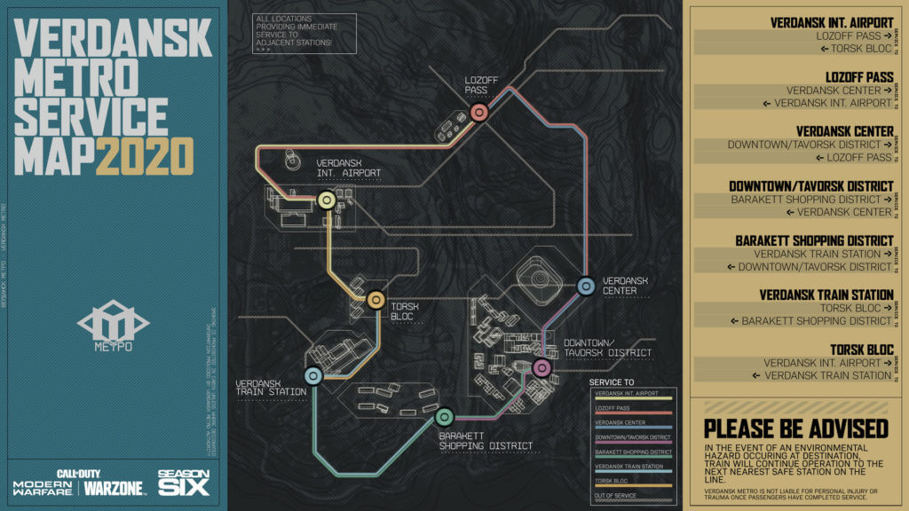 COD Warzone Metro System