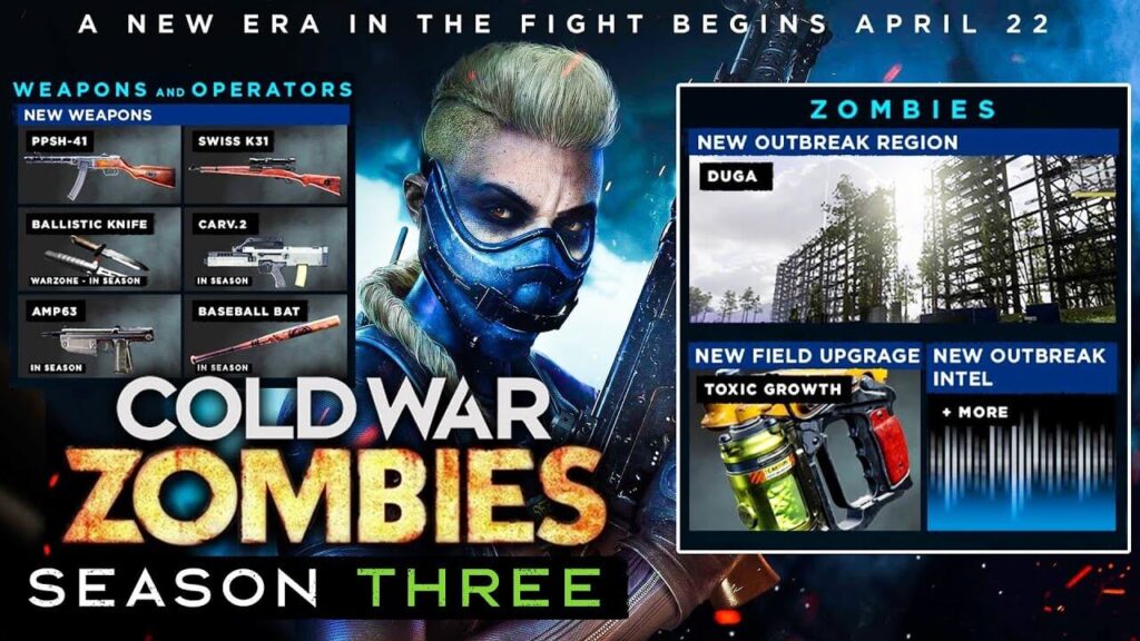 Call of Duty cold war season 3 zombies